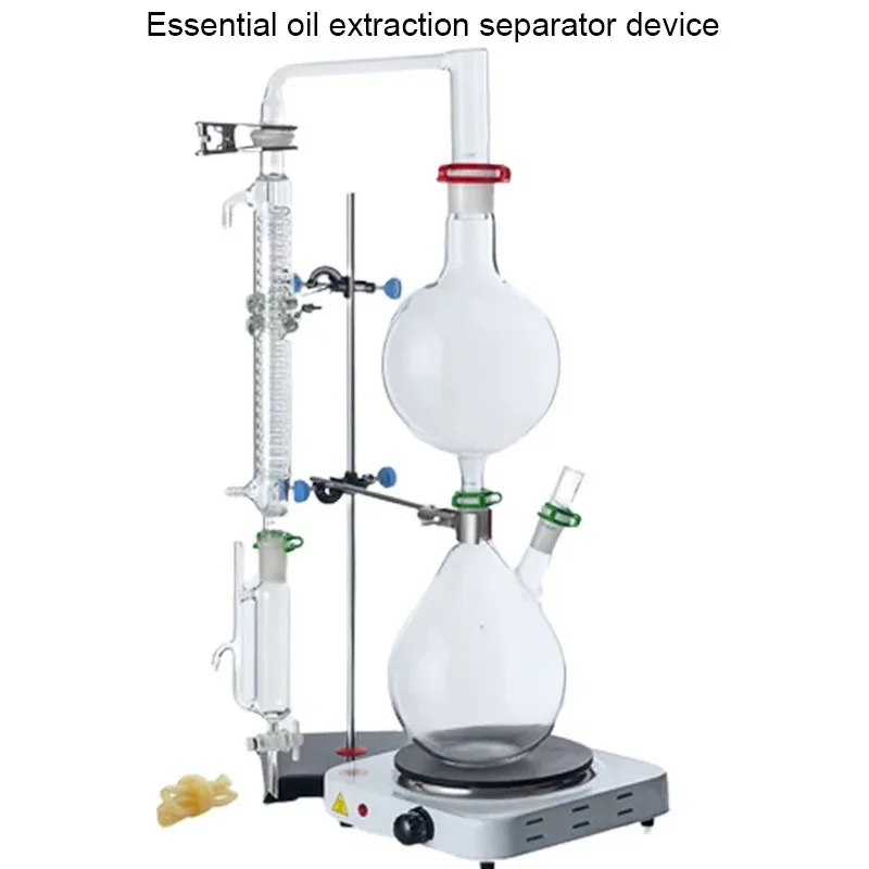 Imagem -02 - Separador de Extração de Óleo Essencial Equipamento de Destilação de Orvalho Puro Dispositivo Condensador 500 ml 1000 ml 200ml