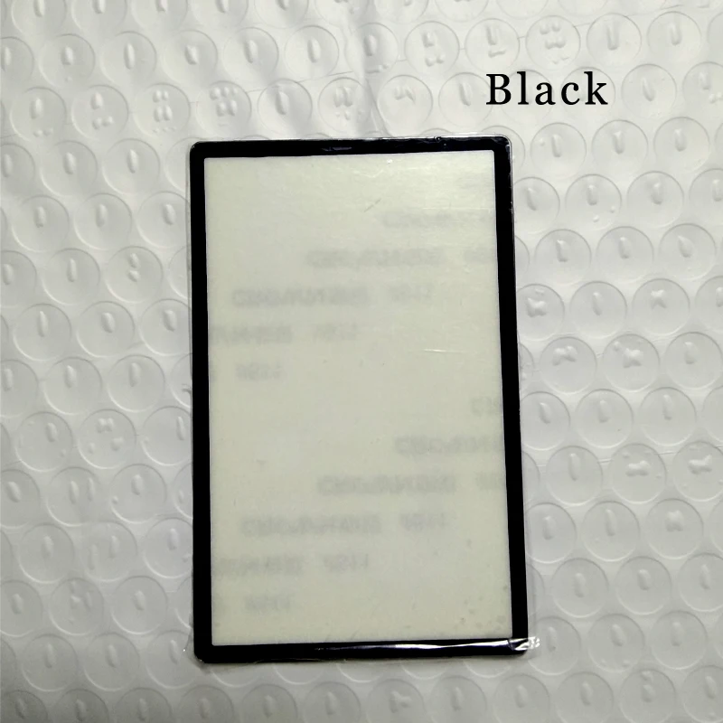 1ชิ้น2ชิ้น2DS สีสันสดใสหน้าจอ LCD ด้านบนเลนส์แก้วป้องกันฝาครอบกระจกด้วยเทปกาวสติกเกอร์