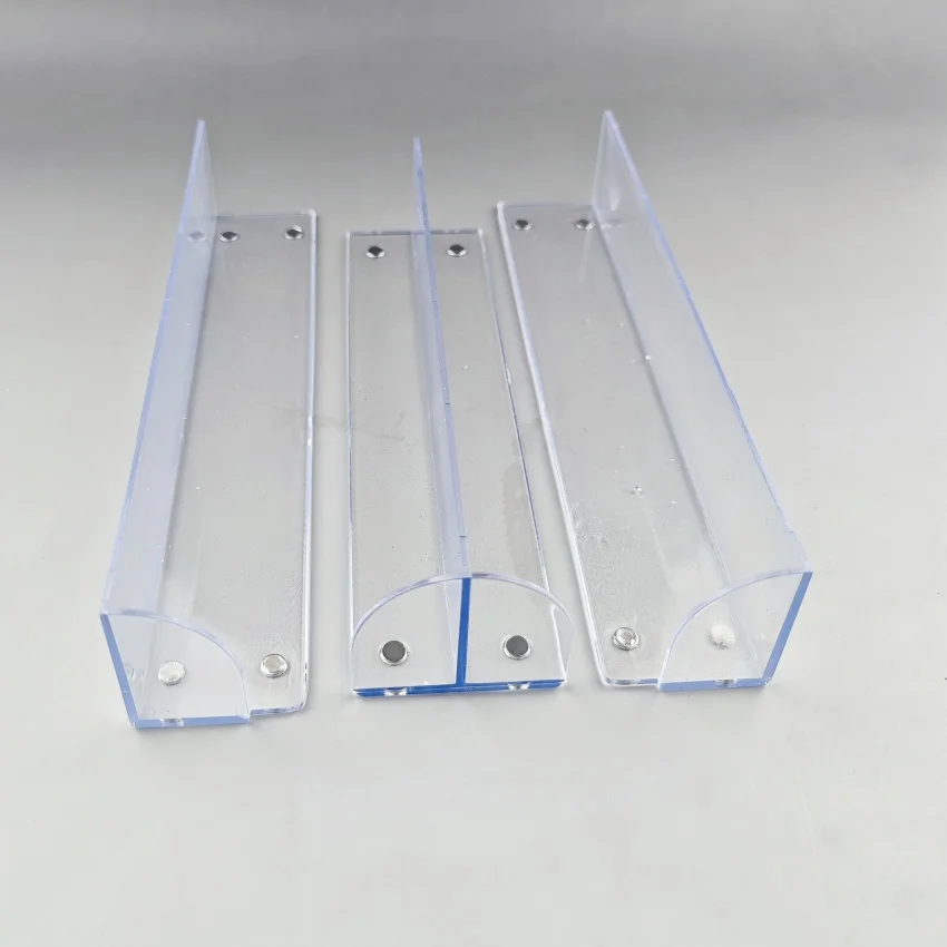 Plastic Shelf Commodity Dividers Partition Plate Magnet Base Stick Supermarket Store Display