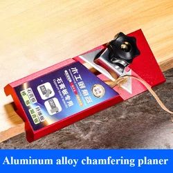 Handmade Right Angle Chamfering Planer 45 Degree Gypsum Board Edge Trimming Hand Planer Multi-role Double Groove Cutting Planer