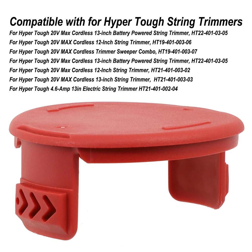 Für hyper tough spool trimmer kappen abdeckung HT19-401-003-06/HT19-401-003-07 rasenmäher trimmer zubehör mäher spulen abdeckung