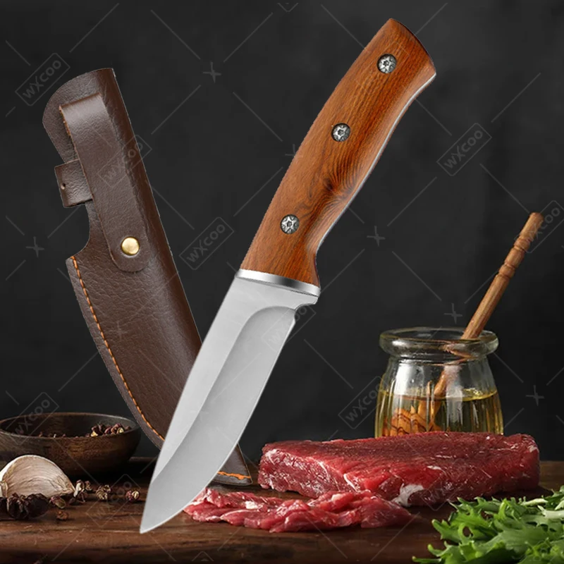 Kitchen Knife Boning Butcher Knife Stainless Steel Meat Cleaver Handmade Forged Chef Knives for Cooking Tools Fruit Knife