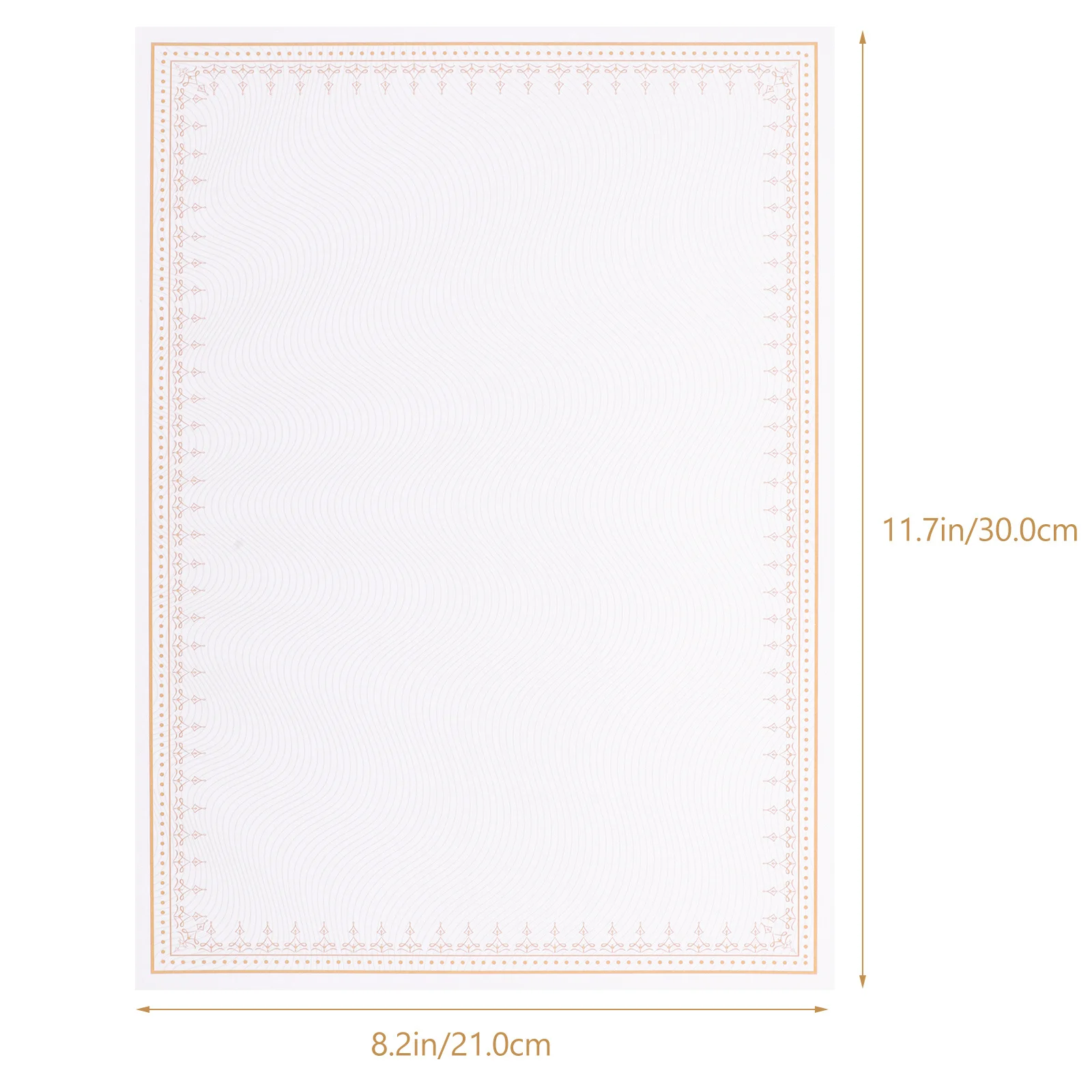 10pcs Blank Honor A4 Certificate Paper Certificate Paper Thick Printable Writable Diploma Inner Core Graduation Awards