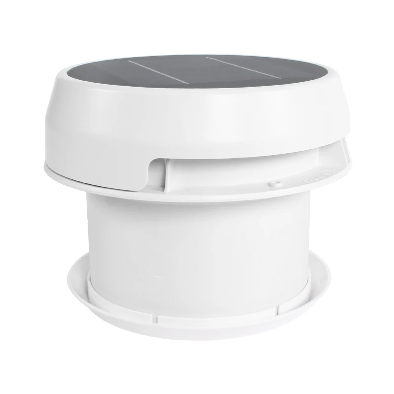 Aksesoris Eksternal RV DC12V 2w Ventilasi Atap RV Kepala Jamur Putih Kipas Pembuangan Kamar Mandi dengan Energi Surya