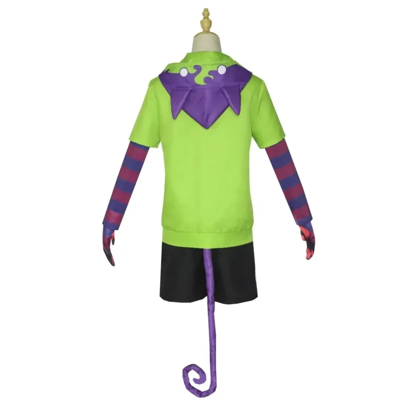 Anime SK8 The Infinity China Miya Cosplay Costumes Hooded Zipper Coat Tail Gloves Halloween Party Performance Clothing