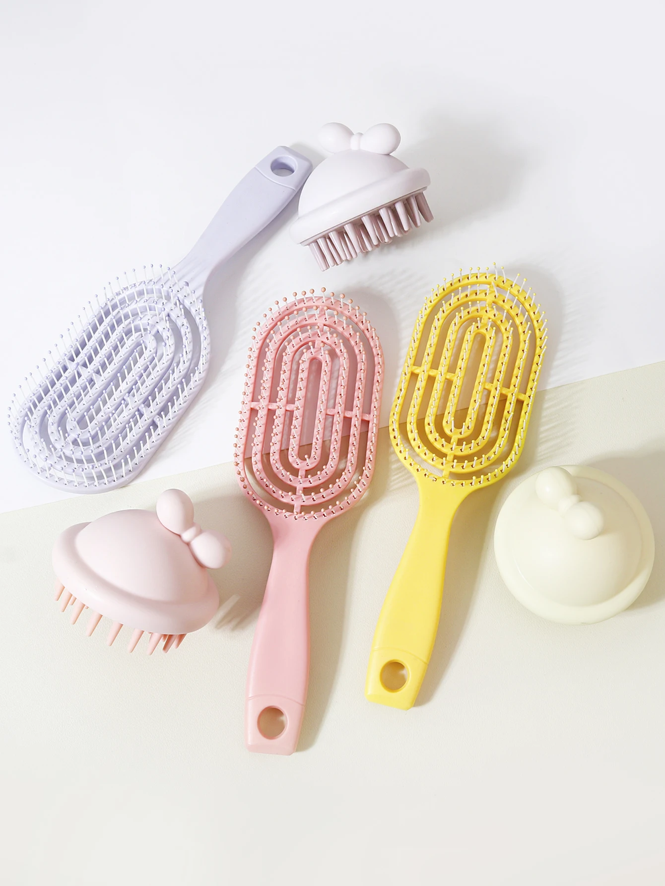 

Набор расчесок для шампуня, 2 шт., расческа двойного назначения для сухой и влажной уборки, щетка для шампуня, массаж кожи головы, специально для париков из натуральных волос