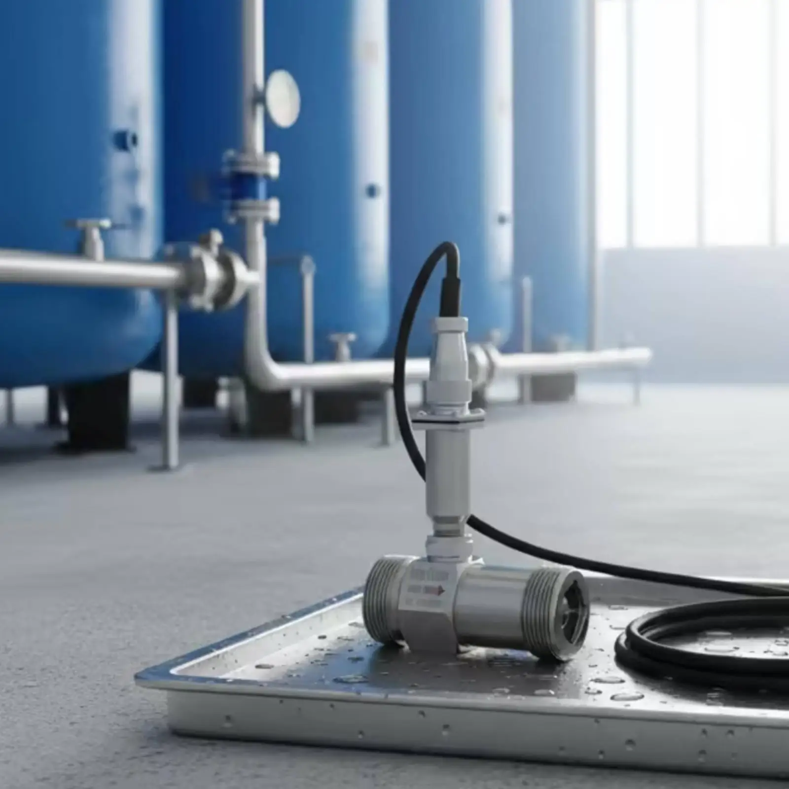 Digital Rotary Current Meter Stainless Steel Meter with Digital Display