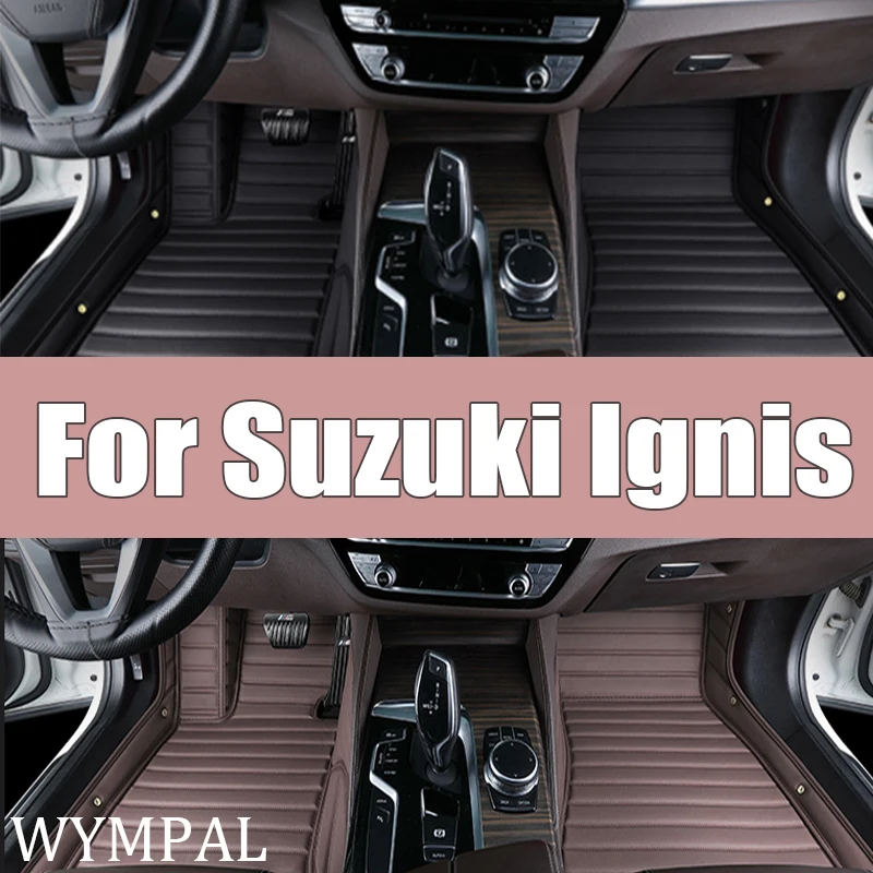 Luxury Car Floor Mats For Suzuki Ignis 2022 2021 2020 2019 2018 2017 Carpets Custom Styling Accessories Interior Cover Replaceme