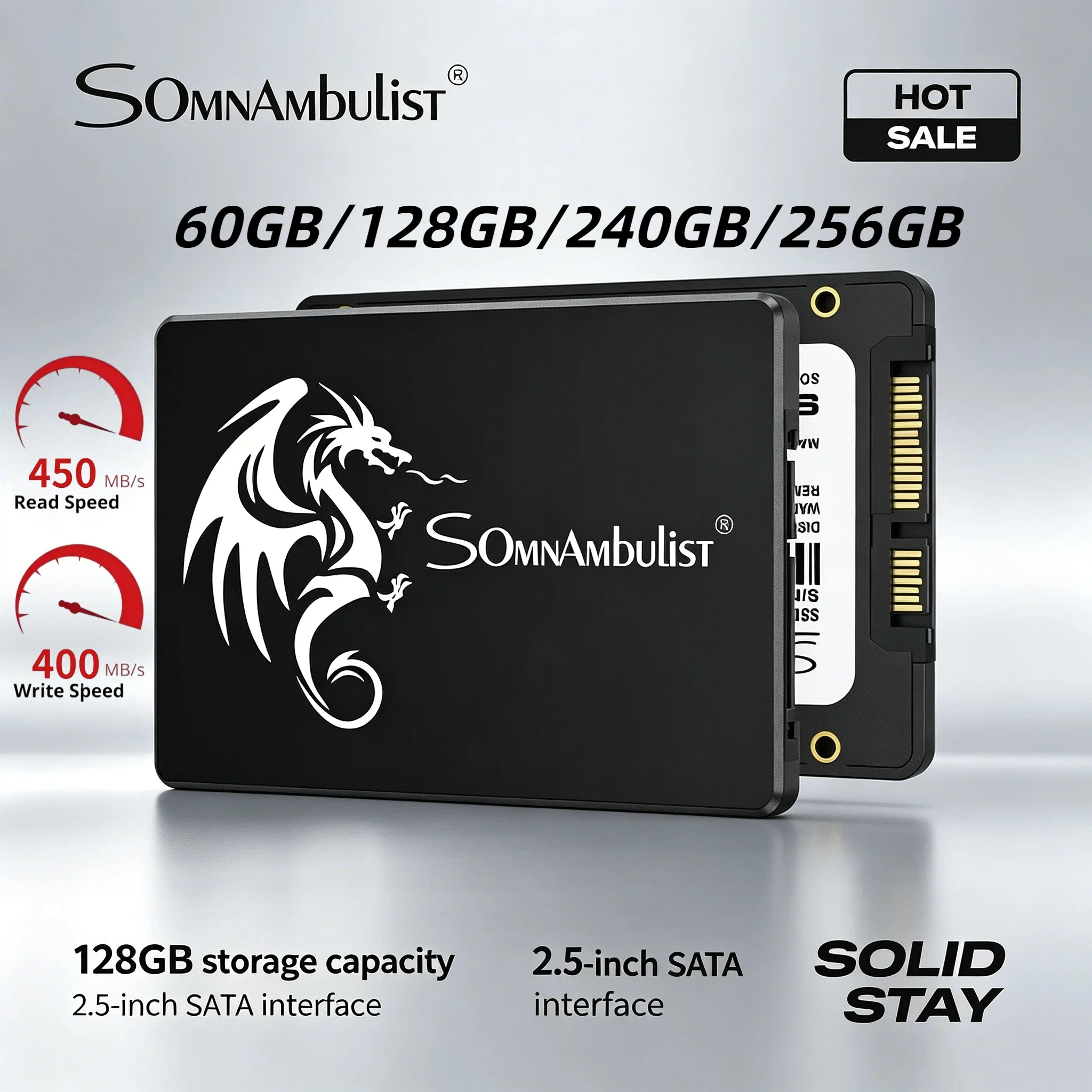 

SomnAmbulist SSD 120GB 240GB 480GB 960GB Internal SATA3 Solid State Drive 2.5 Inch 128GB 256GB 512GB 1TB 2TB for PC Laptop Pro