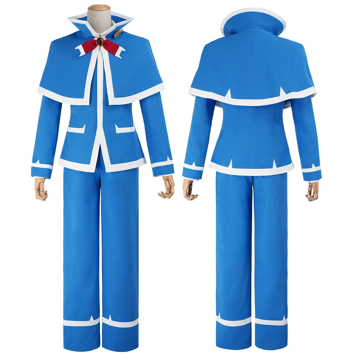 

HOLOUN Welcome to Demon School! Iruma-kun Anime Suzuki Iruma Cosplay Costume Cape Jacket Shirt Pants Convention Halloween Party