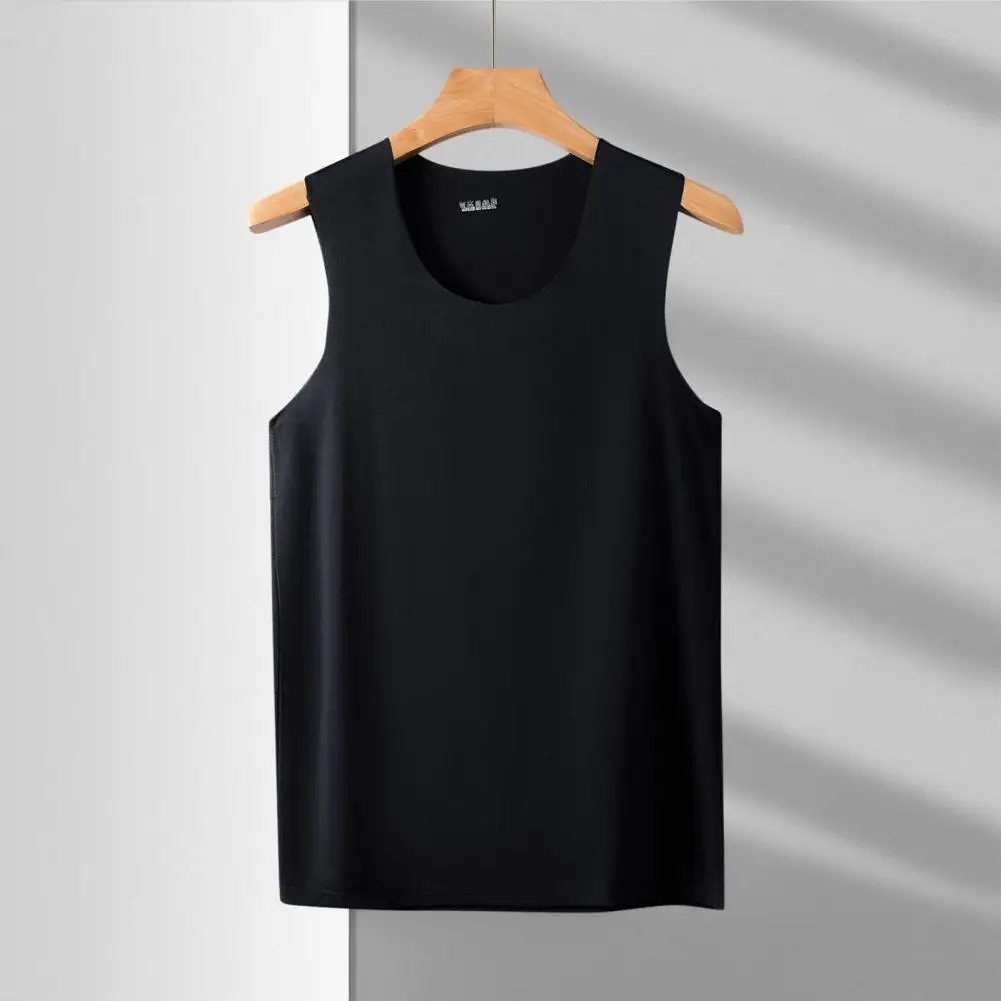 Tank Tops Quick Drying Ice Silk Vest Stretchy Sweat Absorbing  Stylish Fitness Gym Workout Undershirt