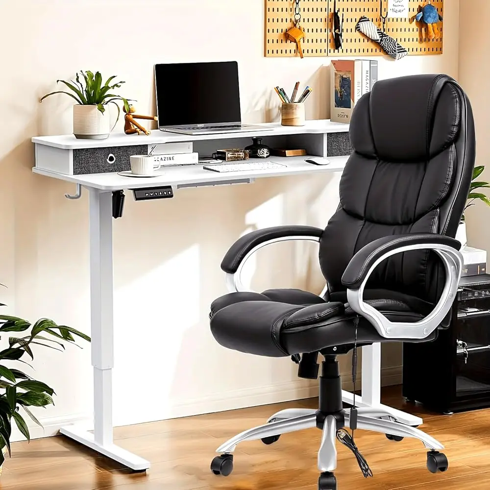 Home Office Chair Massage Computer Chair High Ba Executive Chair Ergonomic Desk Chair With Lumbar Support Armrest High Ba Task