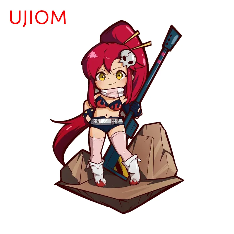 UJIOM Yoko Littner Chibi Bikini Girl Wall Sticker Cute Wardrobe Waterproof PVC Decal Unique Clothes Dryer Decoration Chambre