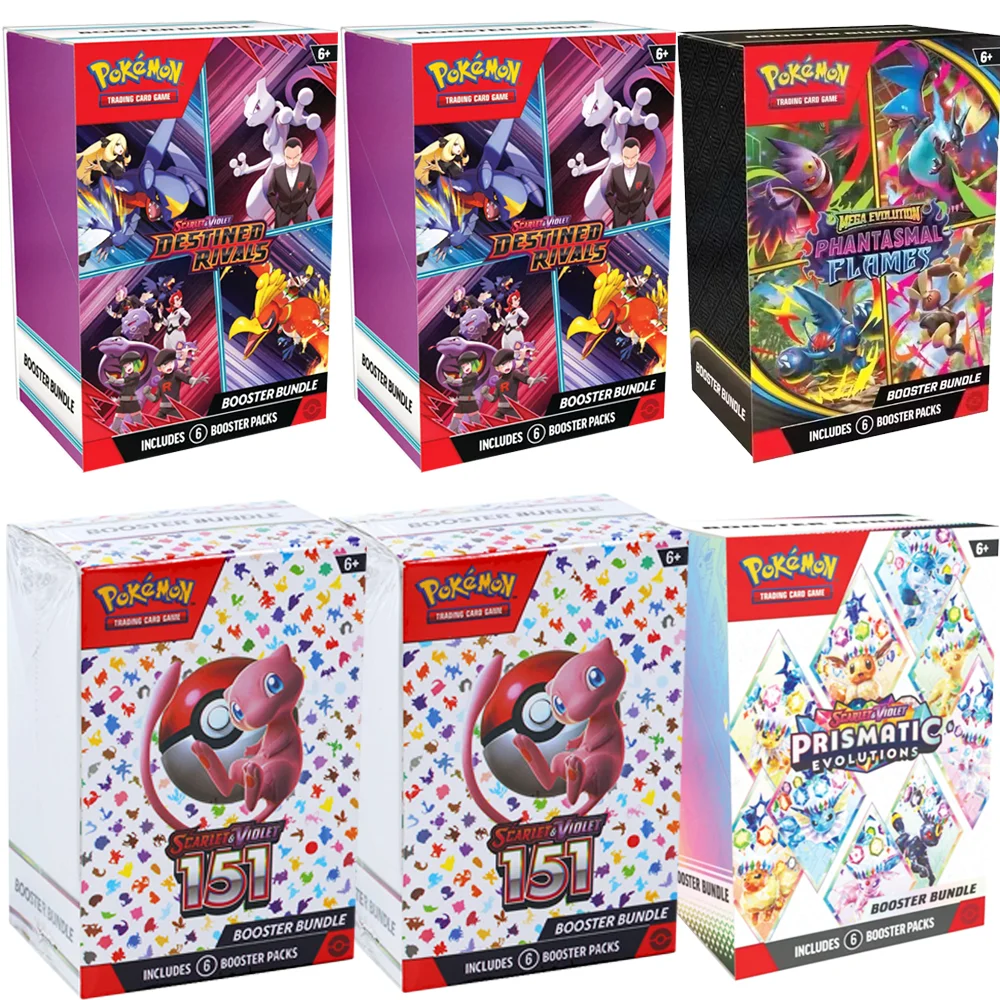 Pokemon TCG Scarlet Violet 151 Booster bundle Destined Rivals Prismatic Evolutions English card collecting enthusiast