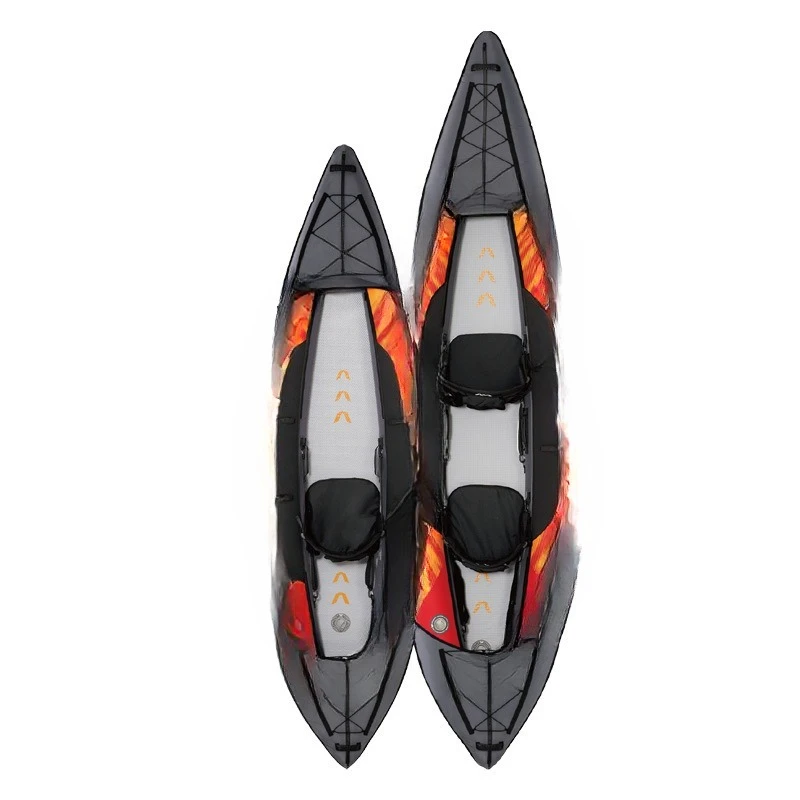 Kayak de canoa doble individual para surfear inflable