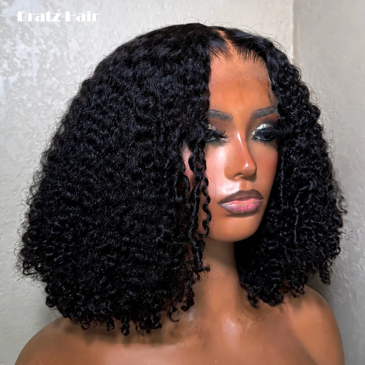 

Super Double Drawn 4x4 5x5 Closure Kinky Curly Glueless Wig 100% Human Hair 13x6 13x4 HD Lace Front Deep Curly Wigs for Woman
