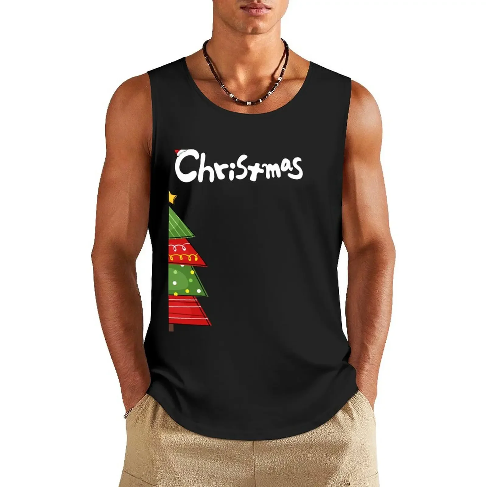 Merry Christmas Funny Couples Matching Tank Top t shirts Vests