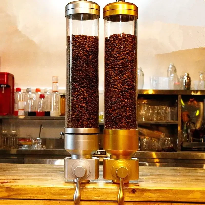Factory Custom Commercial 10Kg 5Kg 3Kg Big Size Coffee Storage Container Coffee Bean Vacuum Canister For Wall