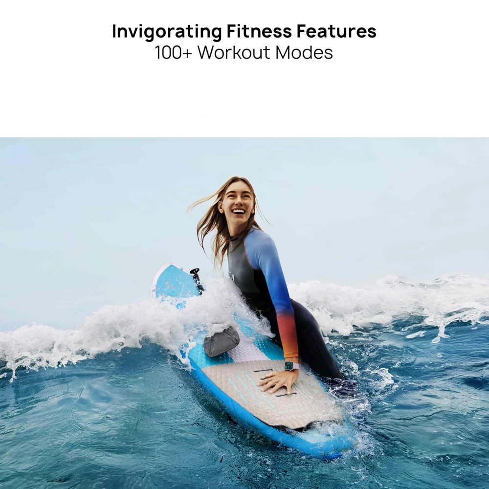 Huawei Watch FIT 4 ساعة هواوي فيت 4 الذكية، الإصدار العالمي، متوافقة مع iOS وAndroid، شاشة AMOLED مقاس 1.82 بوصة، عمر بطارية 14 يومًا