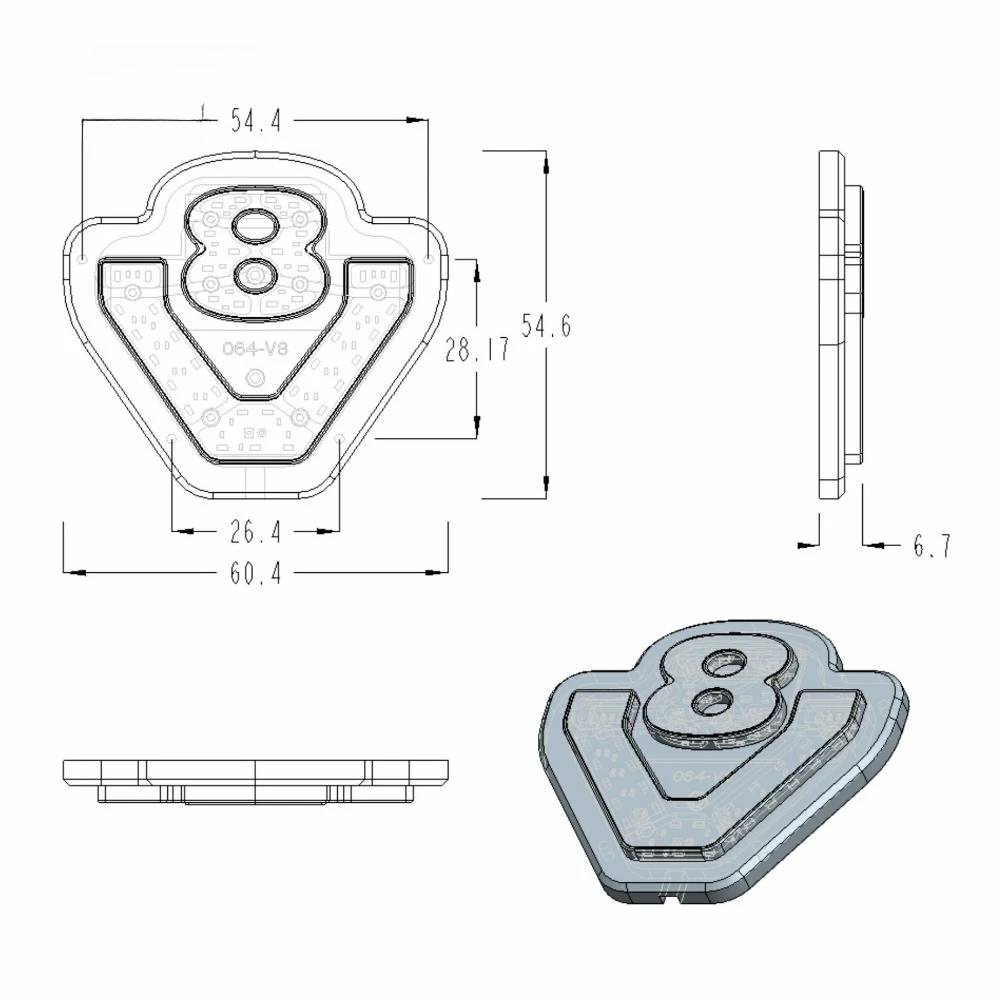 

LED Metal Light Box V8 Ambient Light for 1/14 Tamiya RC Dump Truck SCANIA 770S VOLVO 750 Mercedes-Benz ACTROS 3363 MAN Car Parts