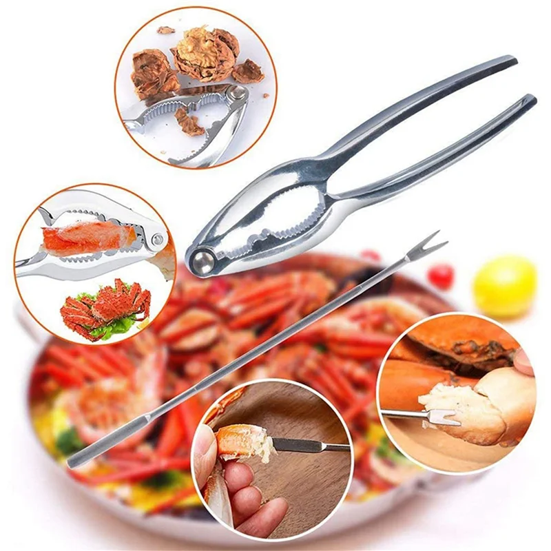 

Крекеры для морепродуктов, набор щелкунчиков, открывалка для крабов, орехов, лобстеров, ракушек, лобстеров, шелушитель для ног, кухонные наборы, 36 шт.