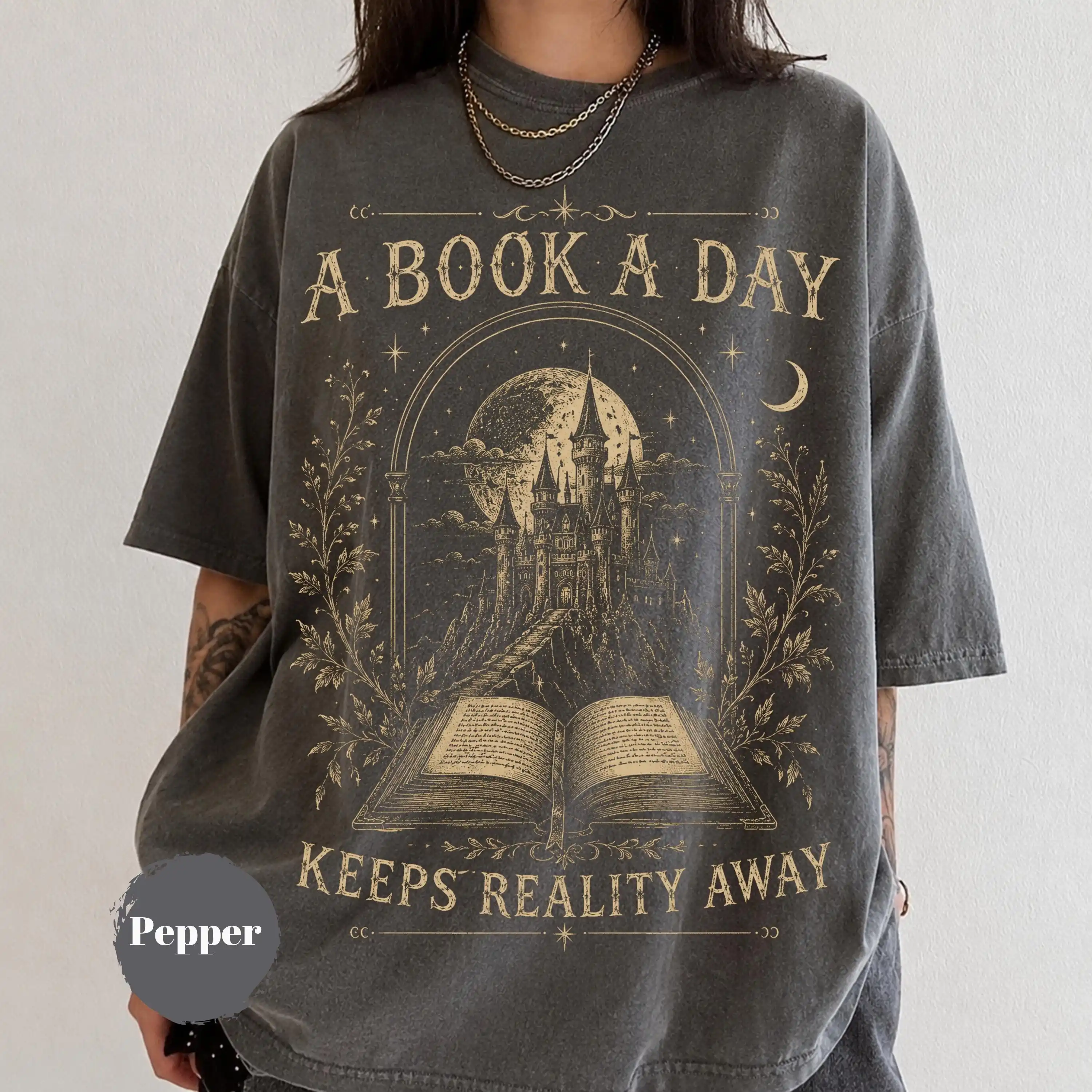 A Book A Day Dragon Shirt, Fantasy Dragon Reader Graphic Tee, Book Club Apparel, Book Lover Gift, Cozy Bookworm Tshirt