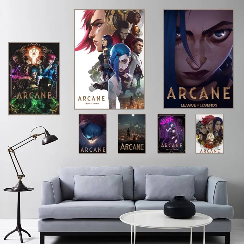 Arcane L-LOL Poster Home Room Decor Aesthetic Art Wall Painting Stickers