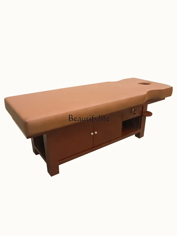 

yj5Solid Wood Massage Blind Massage Moxibustion Beauty Traditional Chinese Medicine Physiotherapy Bed
