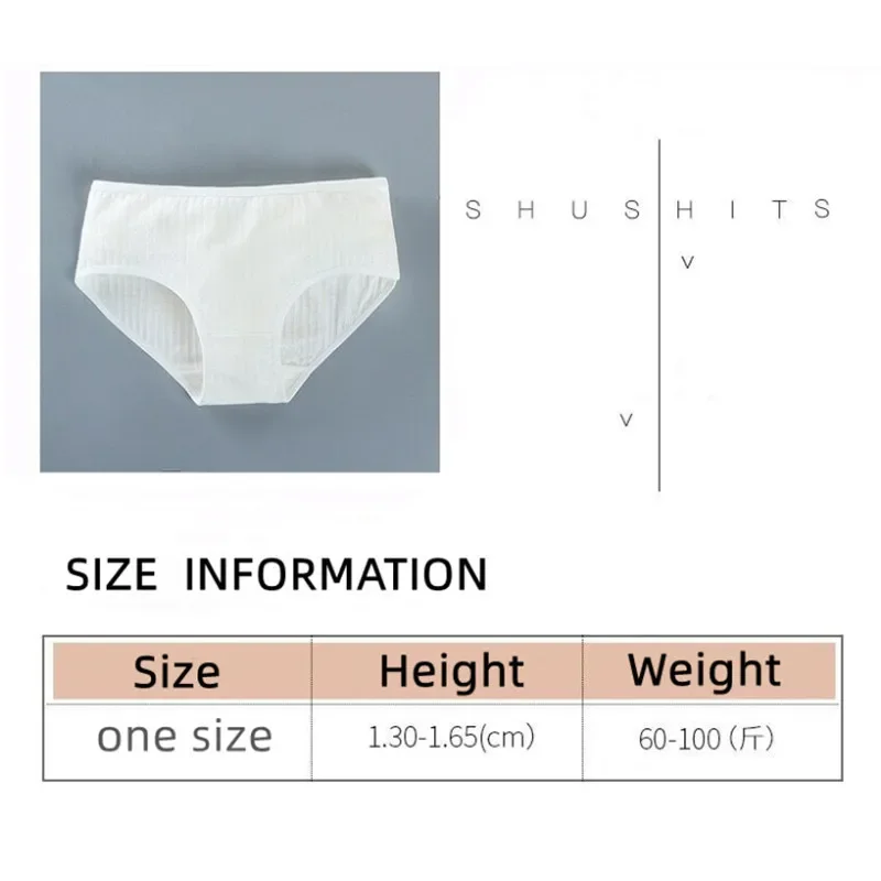 Teen Kids Girls Underwear Breathable Soft Cotton Panties Summer Thin Ribbed Solid Color Brief Intimate Hipster Underpant