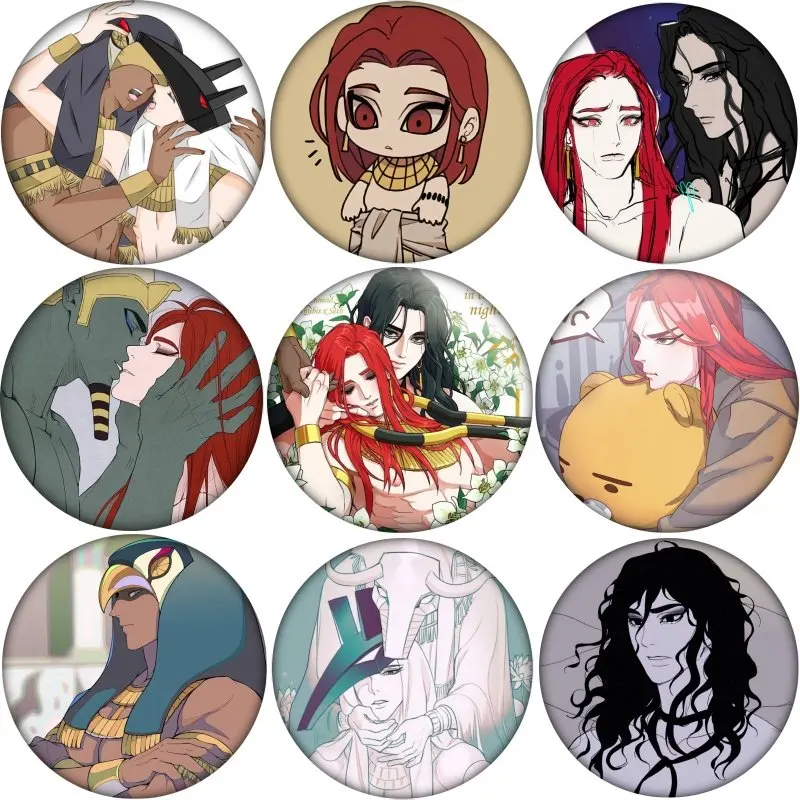 

Korean BL Manhwa Nine Pillars ENNEAD Mojito Cosplay Badge Anime Brooch Pin Accessories For Clothes Backpack Decoration gift