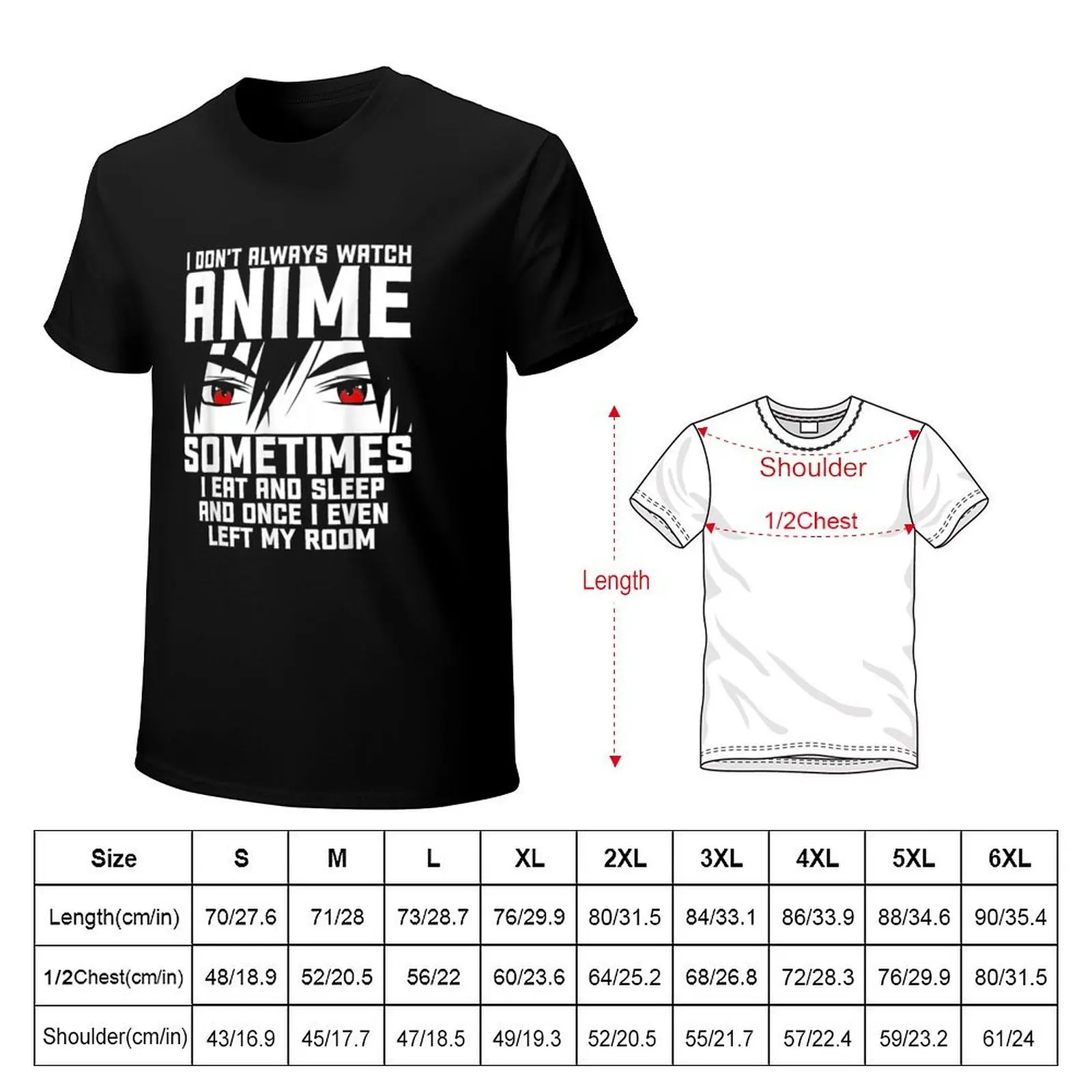 Anime Art For Men Women Teen Girls Anime Merch Anime Lovers T-Shirt heavyweights summer tops Men's t shirts