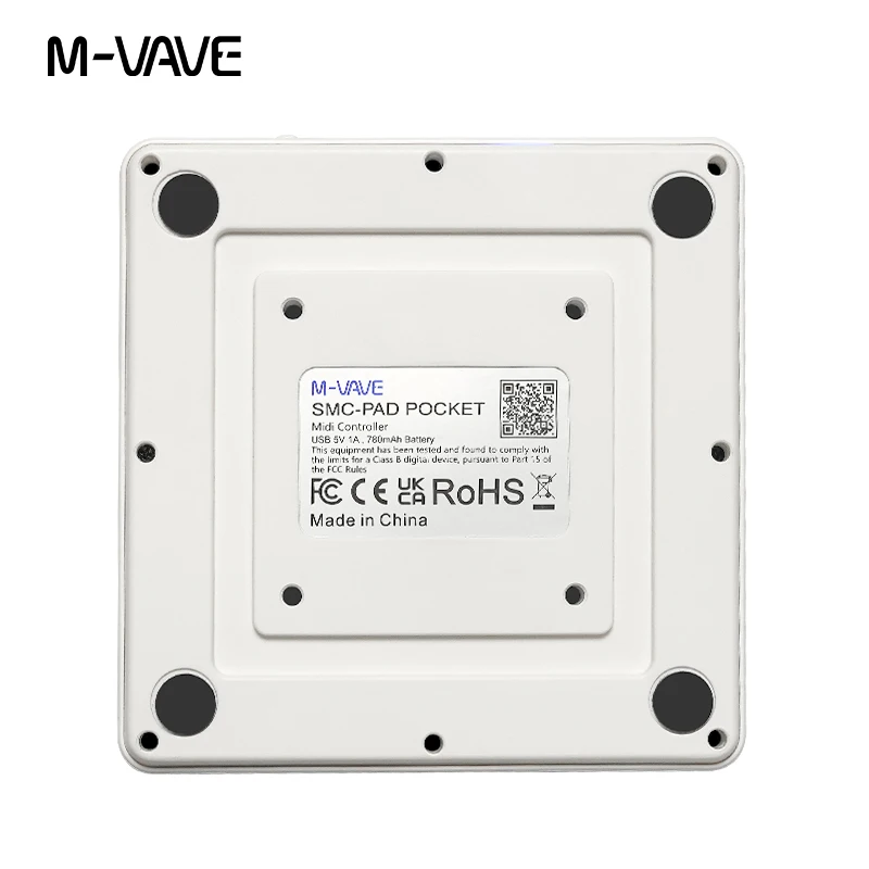 M-vave-ポータブルワイヤレスMIDIコントローラーパッド,SMC-PAD