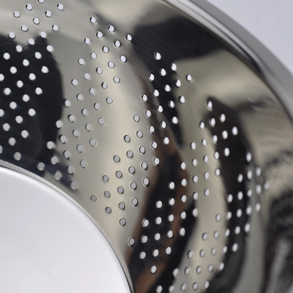 

304 Stainless Steel Rice Bowl Multi-purpose Colander Thicken Vegetable Washing Kitchen