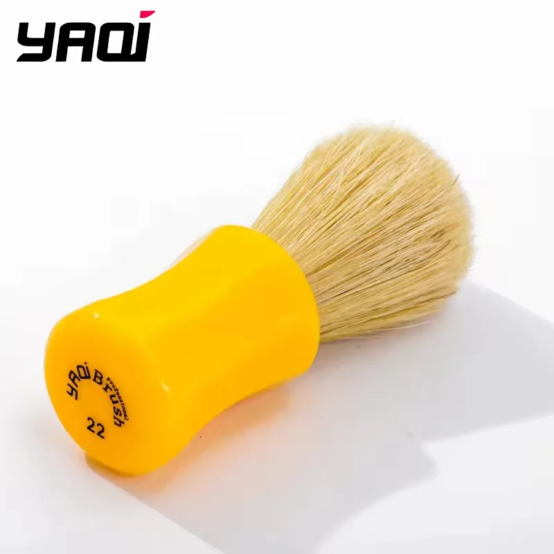2026 Joy Butterscotch Color Handle YAQI Wet Shaving Brush 22MM Men Collectibles Birthday Gift For Boyfriend