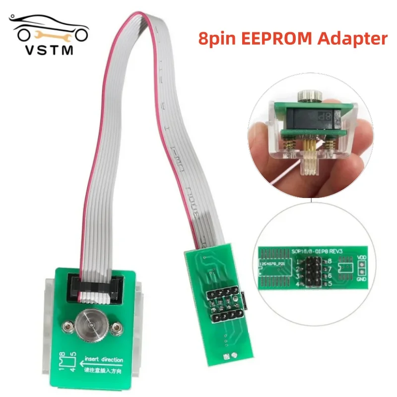 مشبك خط محول EEPROM ، مشبك اختبار Soic 8 Sop8 ، مشبك مقبس ، XPROG V6.12 UPA البرتقالي CG PRO 9S12 iProg ، #2