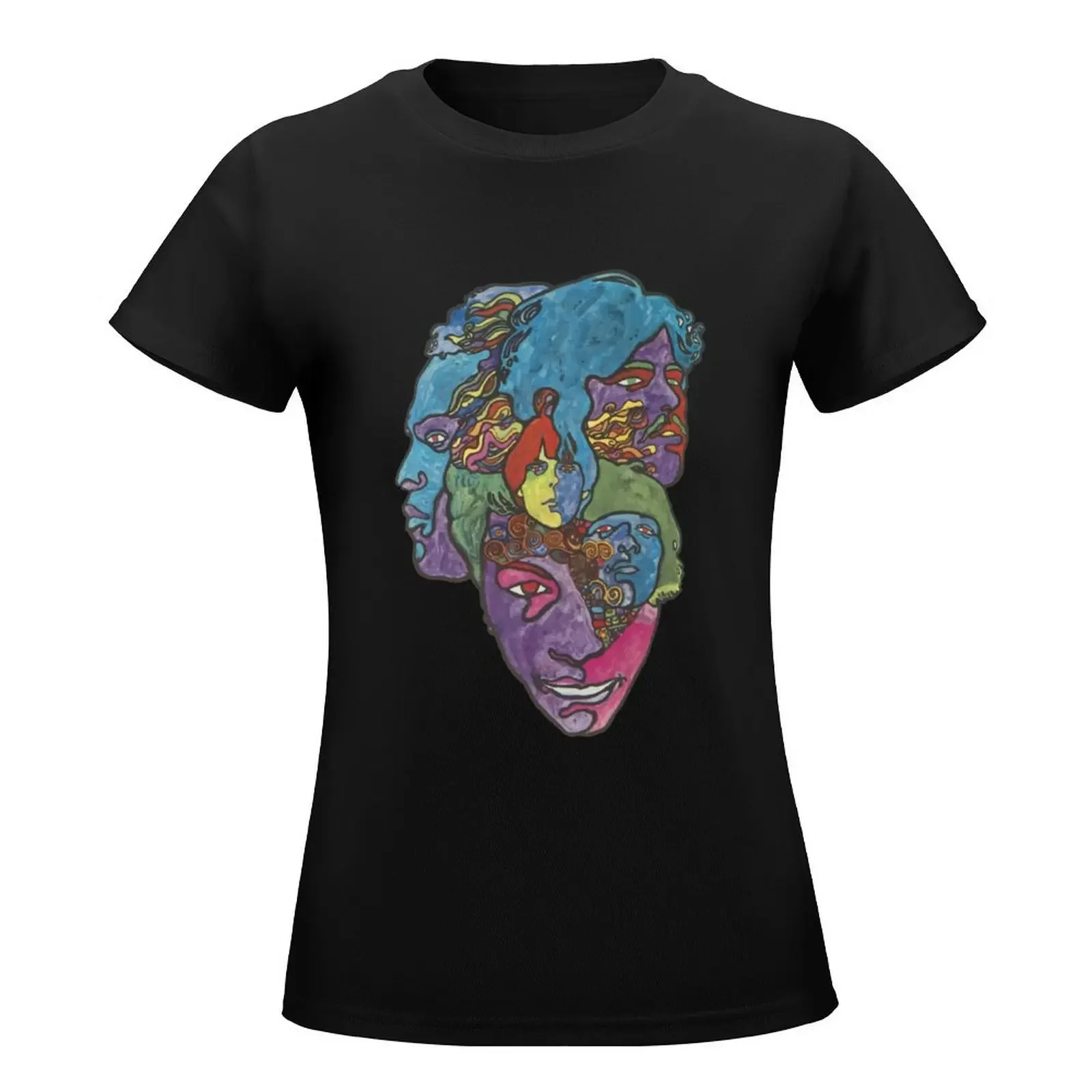 Love Forever Changes Sticker T-Shirt funny aesthetic clothes tops Women