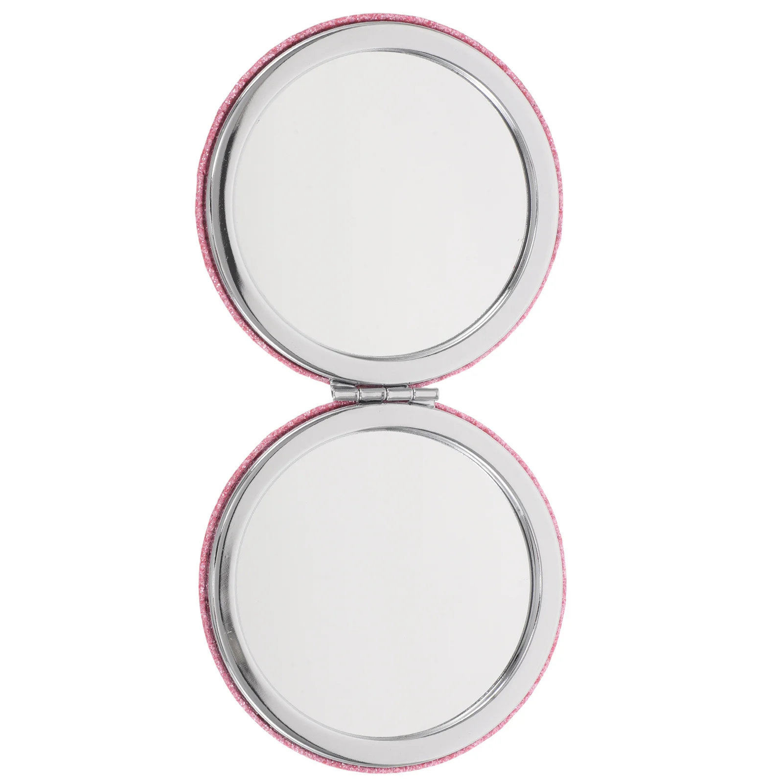 

Handheld Mirror Glitter Decorative Double-sided Makeup Compact for Purse Handbag