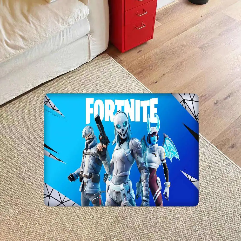 سجادة أرضية من Game F-Fortnite لتزيين غرفة الأطفال وغرفة النوم والشرفة ومضادة للانزلاق وبساط ترحيب لغرفة المعيشة