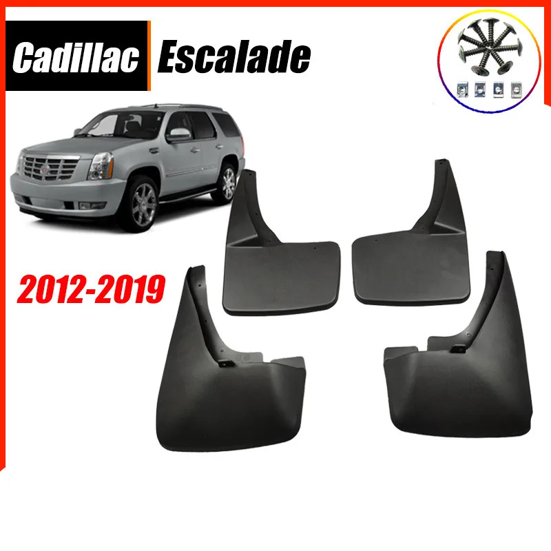 Mud Flaps For Cadillac Escalade 2007-2019 GMT900 Mudflaps Splash Guards Mud Flap Mudguards Car Fender Auto Accessories