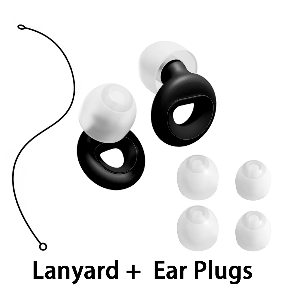 High Fidelity Sound Preserve Earplugs Silicone Lanyard for Earplugs Earplugs Sleep Swimming Creating a Silent Environment Live S