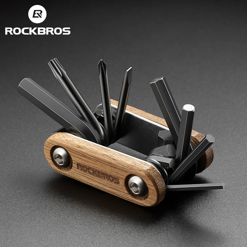 ROCKBROS-Outil de réparation de vélo 8 en 1, tournevis de vélo portable, outil de vélo de montagne, multi-outils