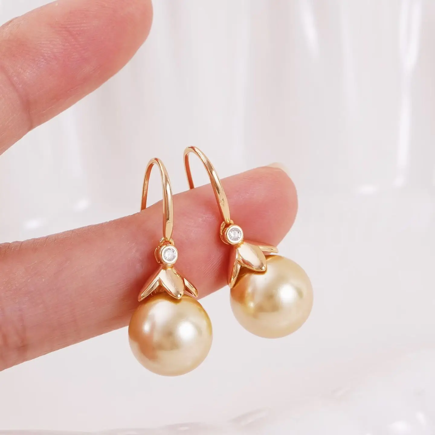 

S925 Sterling Silver Earrings Base Findings Mountings Jewelry Mounts Fittings Accessories for 10-11mm Pearls 3 pairs/lot