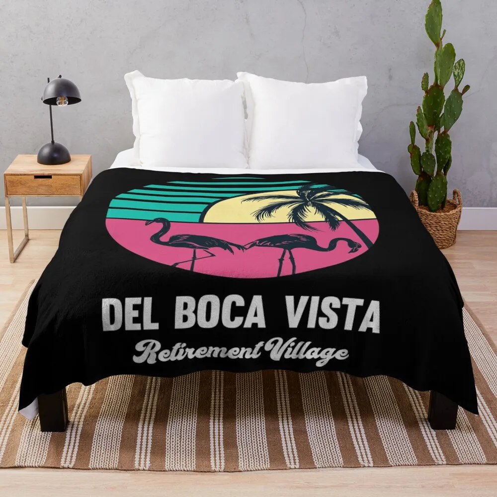 Del Boca Vista Retirement Village Throw Blanket Kid'S Soft Beds Blankets