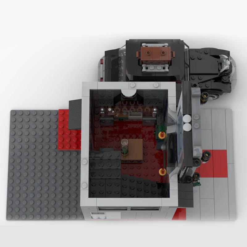 1127 pièces Maison modulaire de construction - Modification du modèle 76786 MOC Personnaliser le bloc de construction modulaire Jouet de bricolage Cadeau d'anniversaire