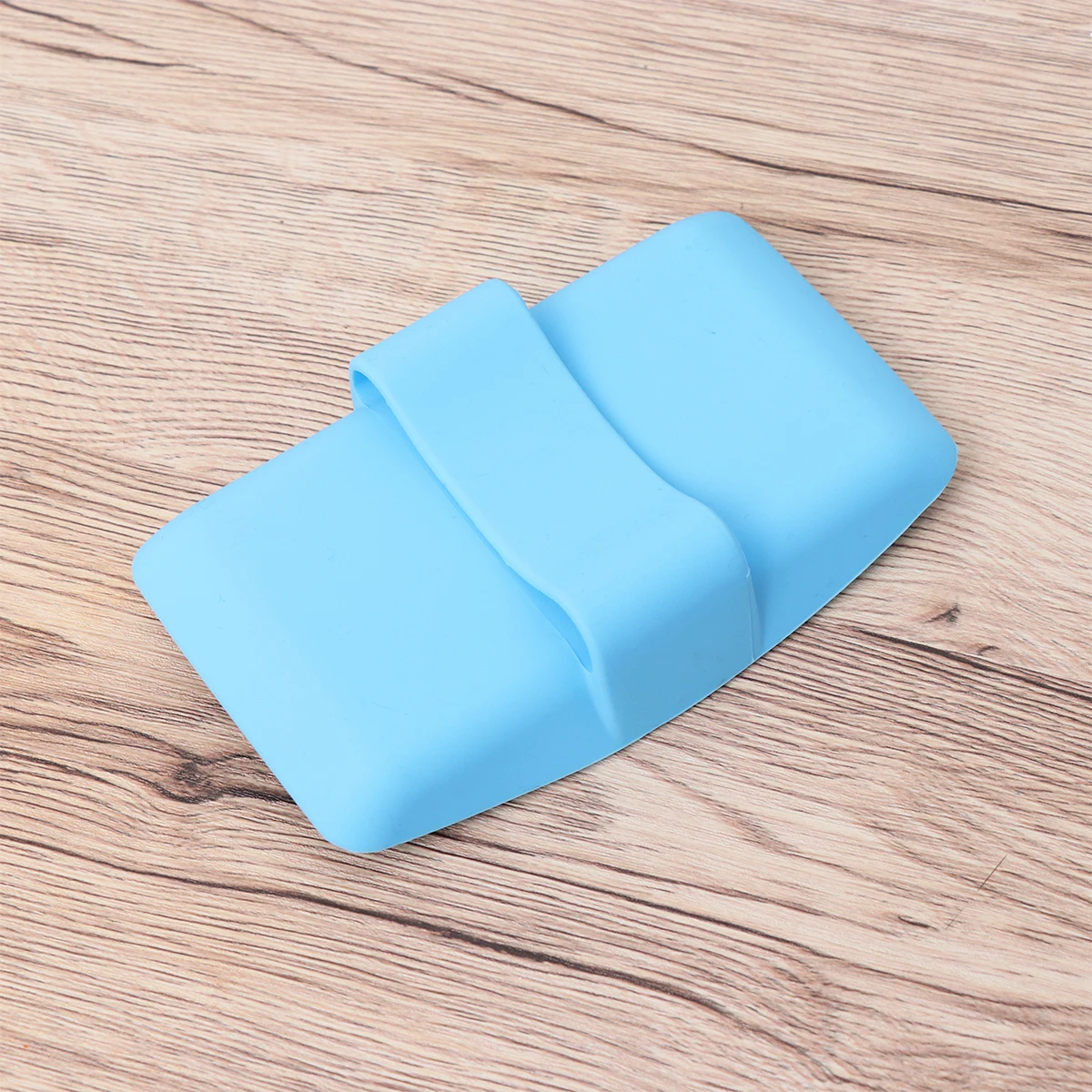 クリーニングブラシ シリコンパッド メイクアップツール メイク落とし 洗濯マット クリーナー ブルー