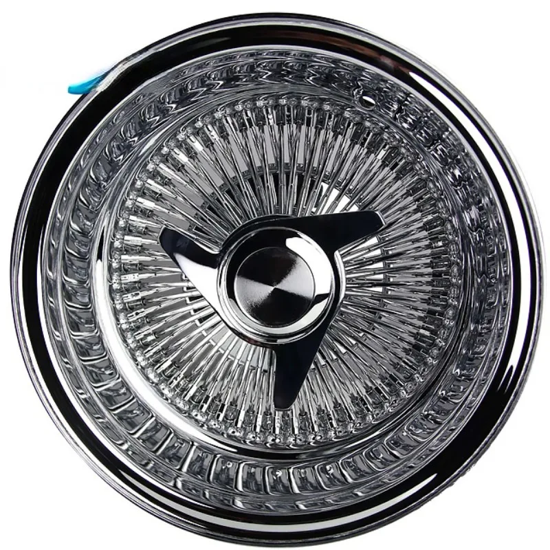 Lowrider 13x7 Reverse 100 Straight Lace Spoke Chrome Wire Wheel Rim Forging Wheel Zenith Wire Wheel