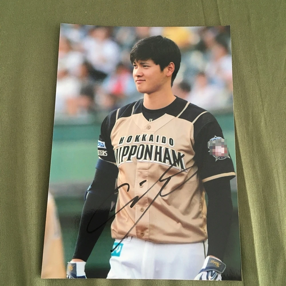 Hand Signed Ohtani Shohei Autographed Photo J-POP 5*7 GIFTS RARE 2023B