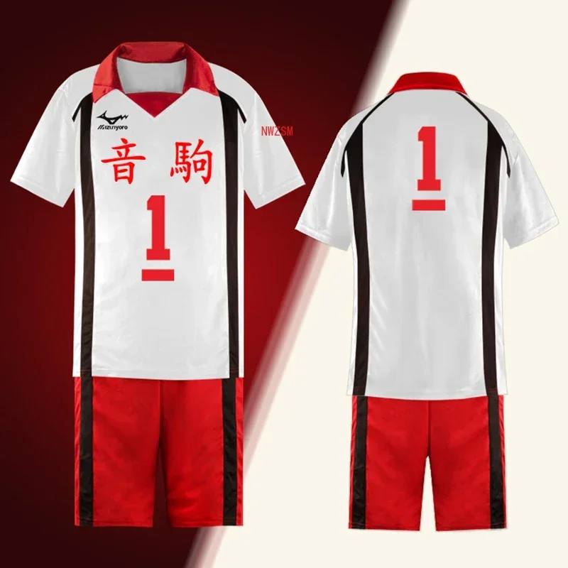 Haikyuu!! Nekoma Yaku Morisuke Kenma Kozume Kuroo Tetsuro Jersey Sportswear Uniform Cosplay Costume Haikiyu T-Shirt Short CMM221