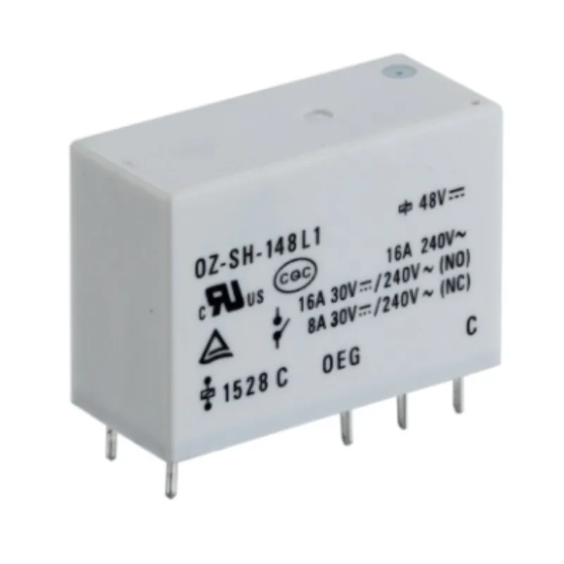 

Free shiping wholesale 10pcs/lot relay 48vDC 16A OZ-SH-148L1