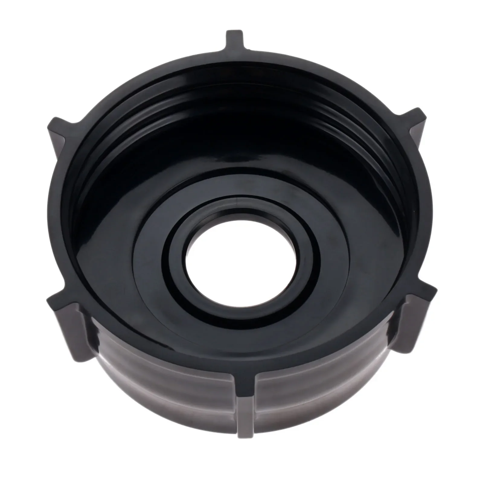 Black Blender Jar Bottom Base Screw Cap Fit for Oster BPST02-B00-000 BPHT02-B00-000 Kitchen Blenders Parts Replacement